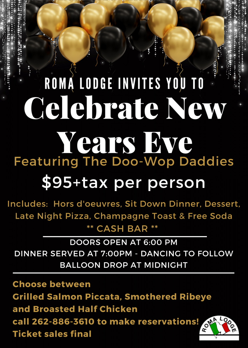 Roma Lodge Racine, WI 262.886.3610